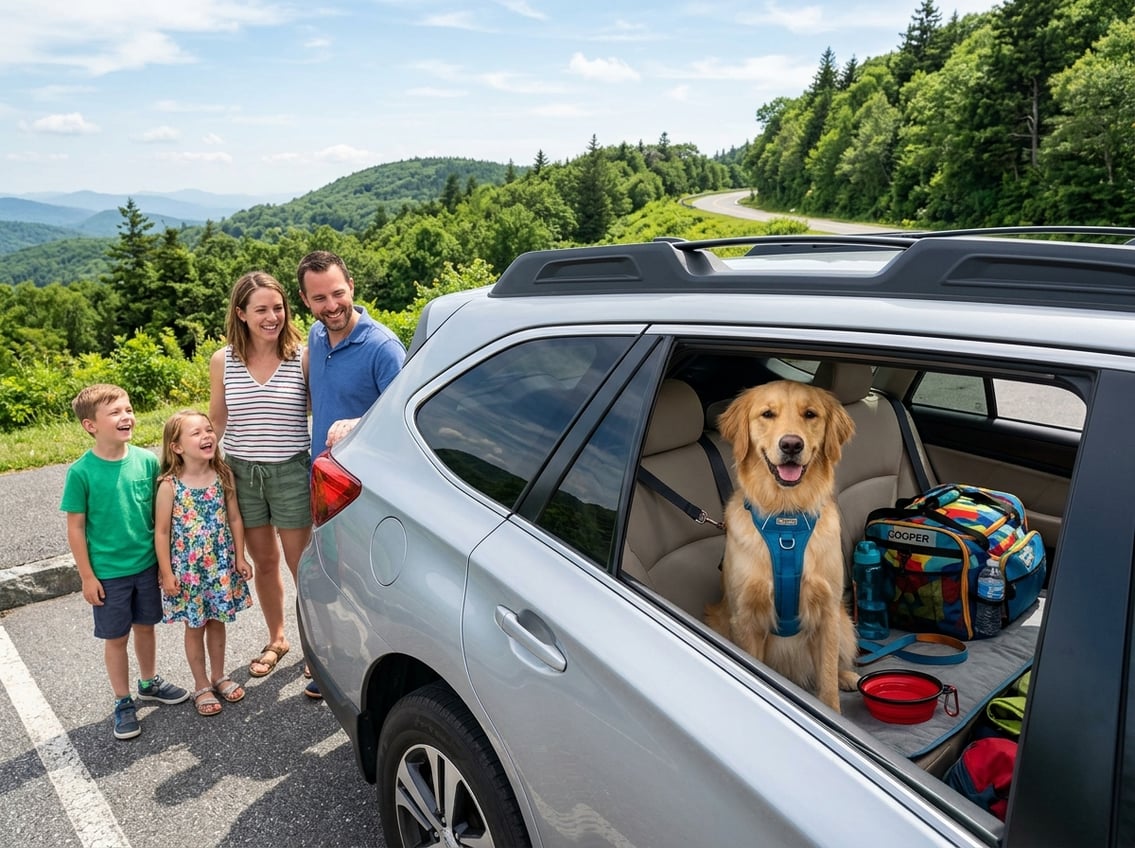 Tips til kør selv ferie med hund i bilen